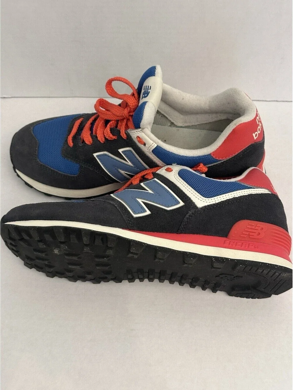 New Balance 574 Phantom Blue Blast Red Men’s 8 Women 9.5 U574RBA 2024